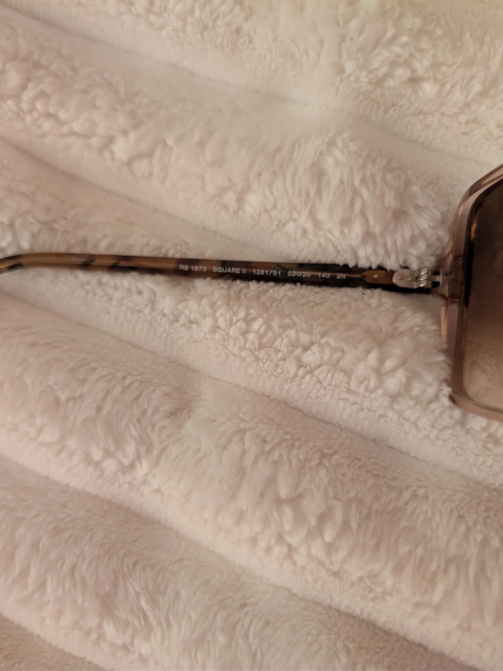 Ray-Ban Women's Square Sunglasses in Light Pink Gradient